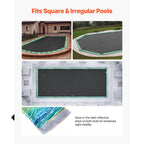 Reflective Double Chamber Pool Cover Water Bags with Night Visibility - 8ft