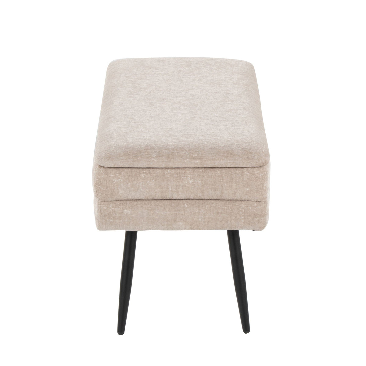Contemporary Storage Bench with Removable Lid - Light Brown or Dark Brown
