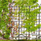 Metal Garden Rustproof Trellis for Climbing Plants – Outdoor Flower Support