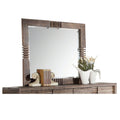 Reclaimed Oak Mirror with Beveled Glass - Oak