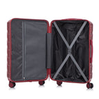 3 Pieces Set Spinner Wheel Luggage With Combination Lock