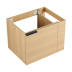 Modern Bathroom Vanity with Side Storage - Light Brown or White