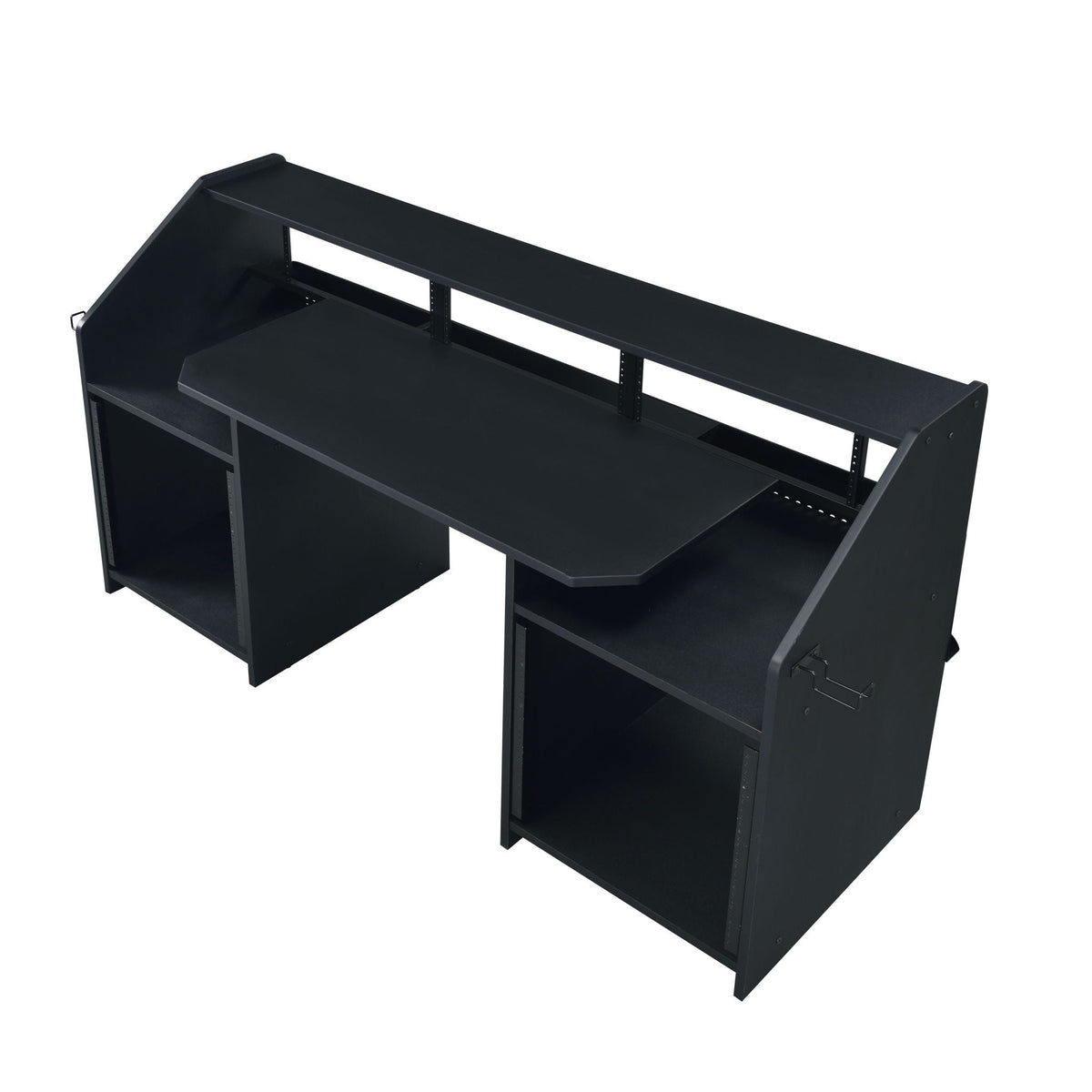 Annette Music Desk with Cable Management - Dark Brown or Black
