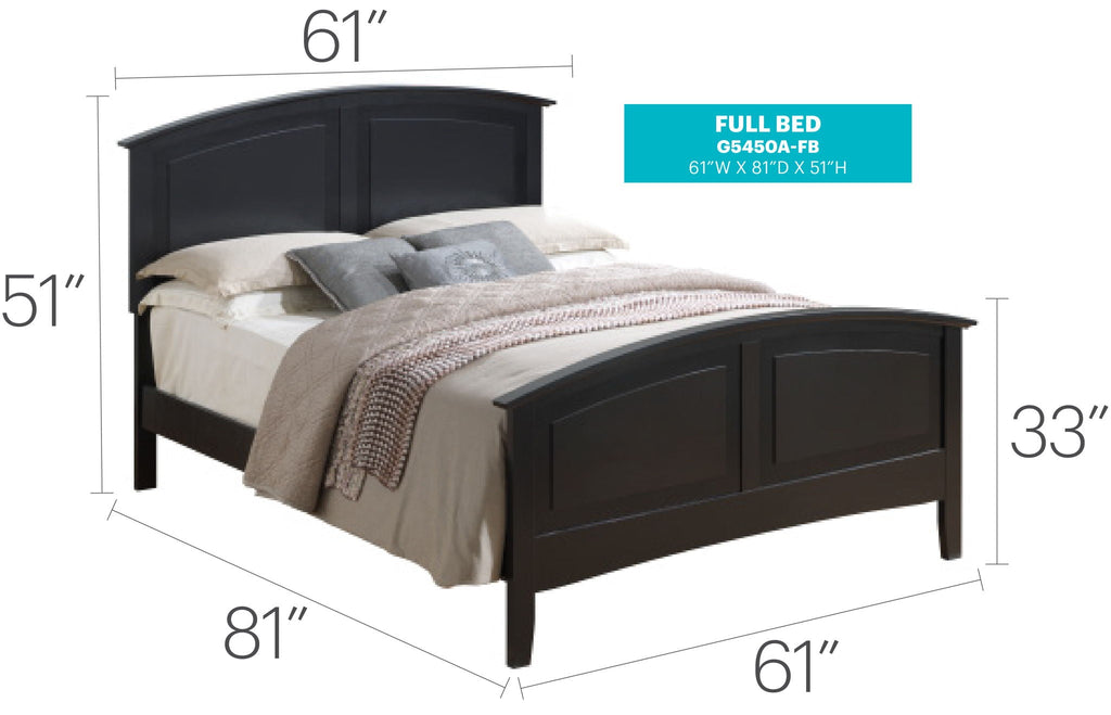 Elegant Panel Bed with Real Wood Veneers - Multiple Colors