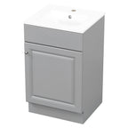 Bathroom Vanity with Sink and Adjustable Shelf - Multiple Colors