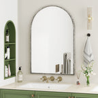 Arched Mirror with Shatterproof Glass - Silver or Gold