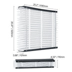 MERV 13 Electrostatic Pleated HVAC Furnace Filter 4-Pack with High Efficiency - White