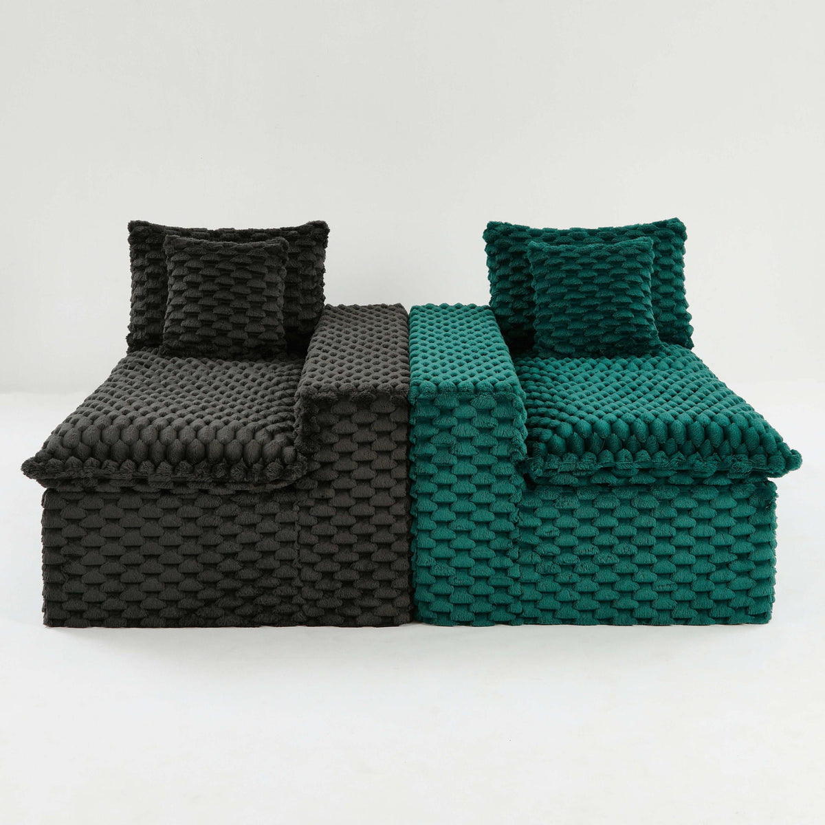 Multifunctional Stationary Sofa with Adjustable Layout - Choice of Color