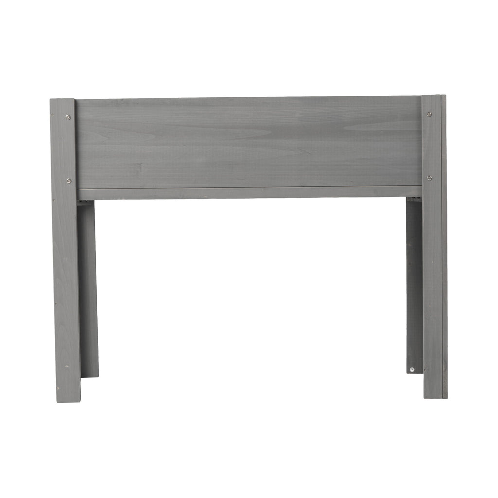 Solid Wood Raised Garden Bed with Legs - Available in Gray, Dark Gray, Dark Brown
