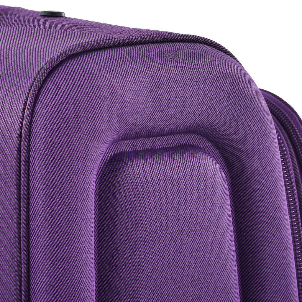 Expandable Softside Luggage 3 Piece Set with Spinner Wheels - Multiple Colors