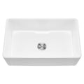 Farmhouse Sink Undermount Kitchen Single Bowl with Extra-Large Basin - White