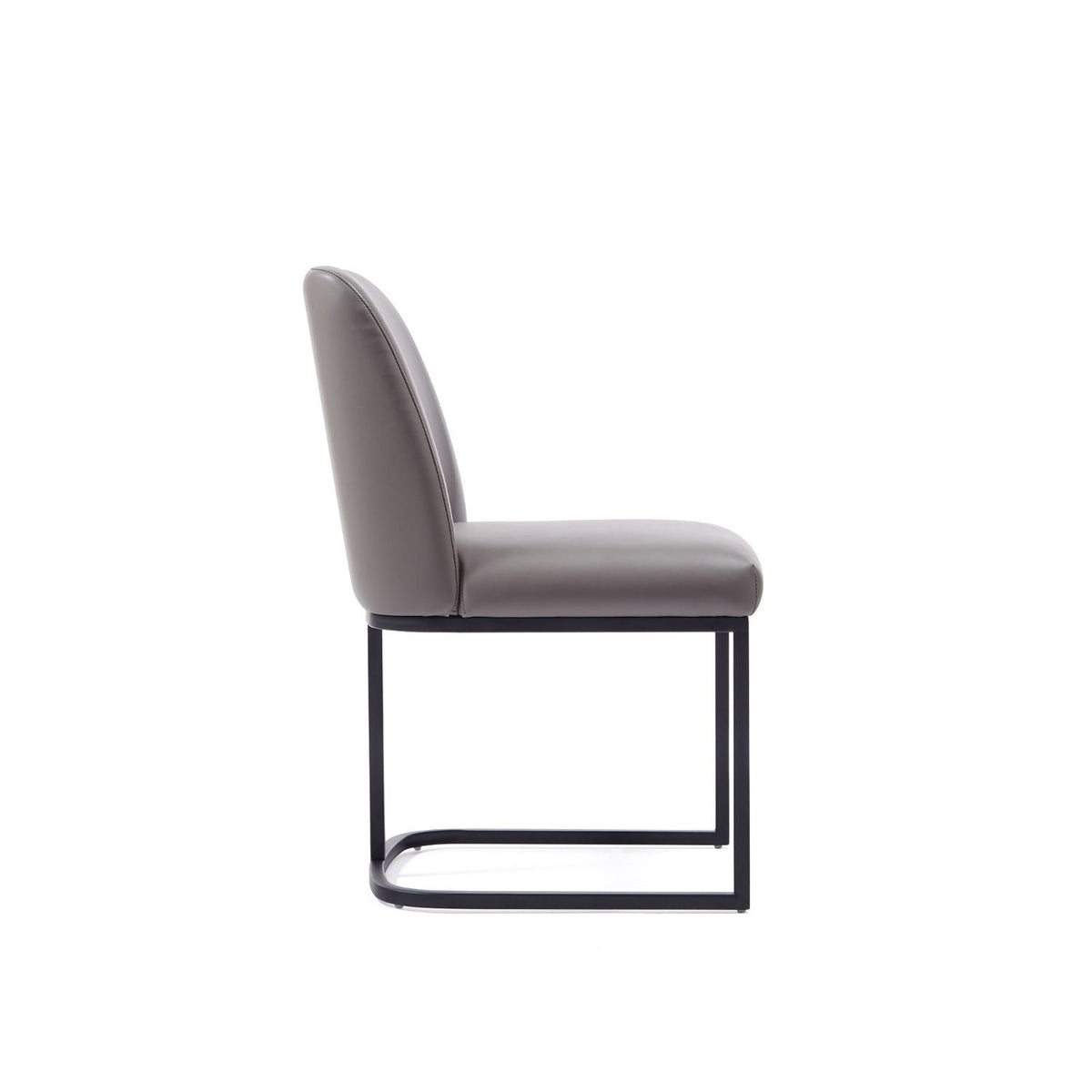 Serena Dining Chair with Geometric Metal Base - Available in Multiple Colors
