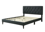 Channel Bed with USB Charging Port - Black
