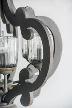 Farmhouse Chandelier with Adjustable Chain - Multiple Colors