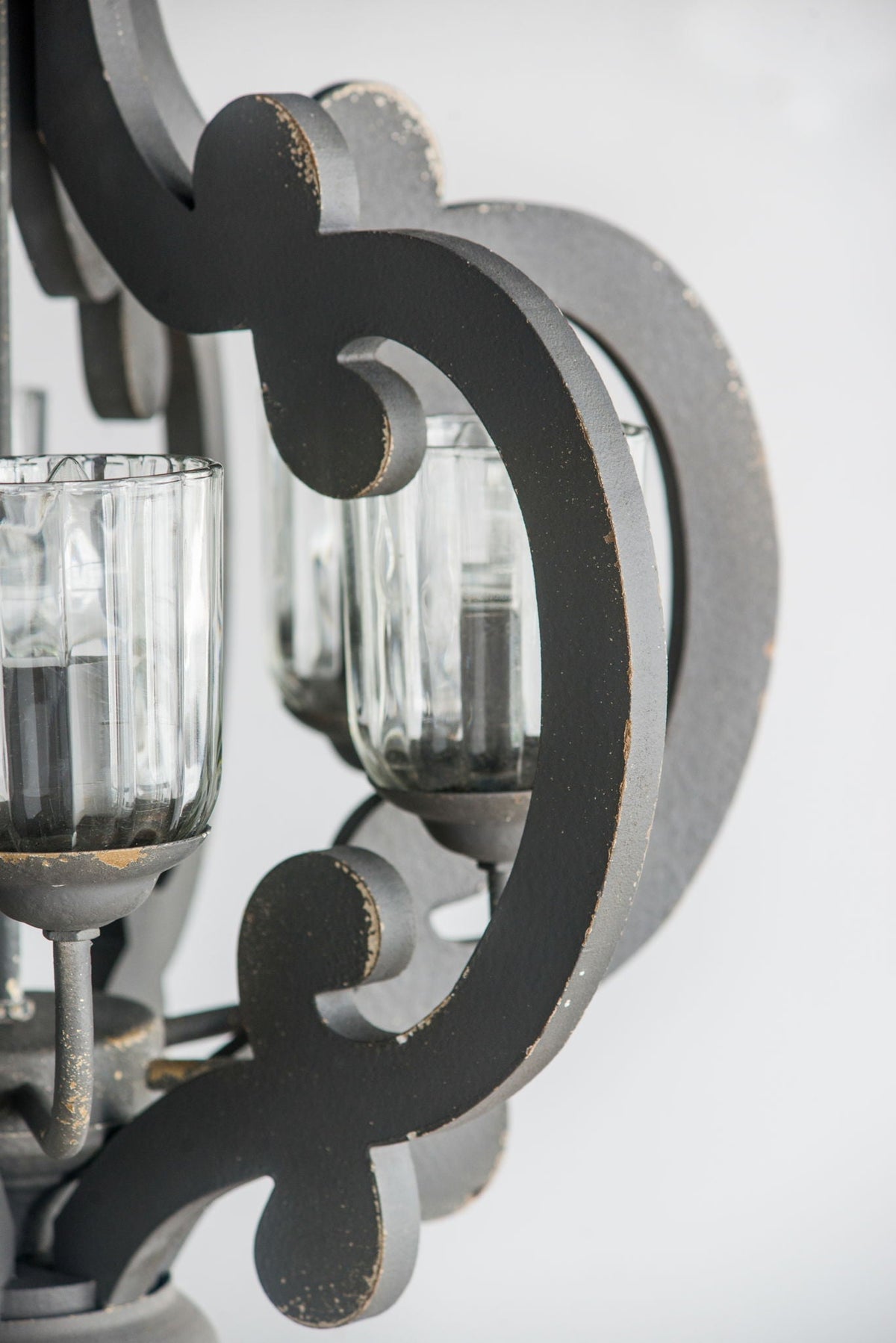 Farmhouse Chandelier with Adjustable Chain - Multiple Colors