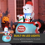 Outsunny 5ft Christmas Inflatable Outdoor Decoration