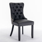 Nikki Modern Upholstered Dining Chair Set of 2