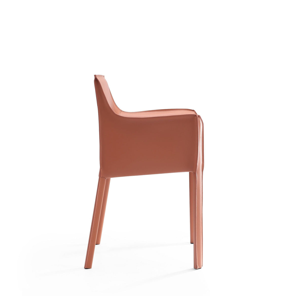 Vogue Dining Chair with Metal Frame - Light Brown or Dark Gray