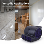1/2 HP Air Mover with High Power - Black