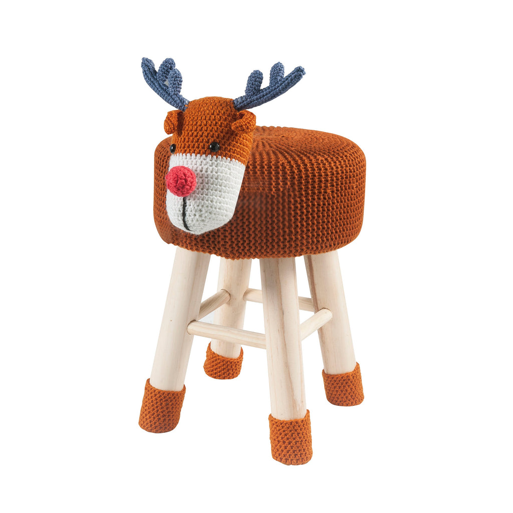 Animal Ottoman Stool - Cute Deer Design for Kids