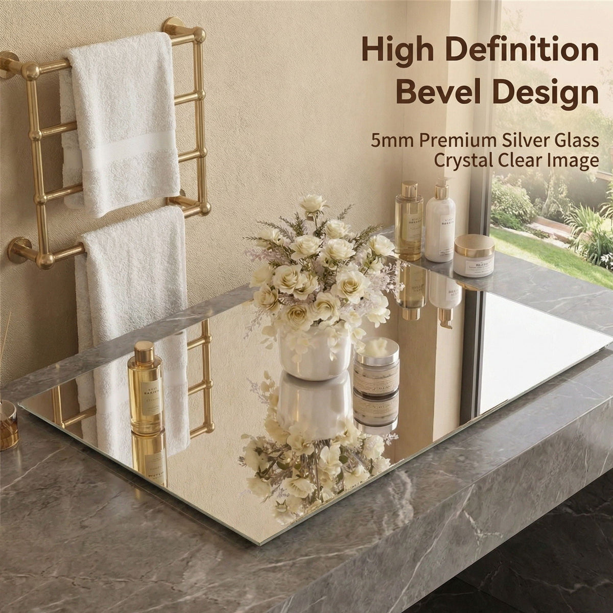 Full Body Round Corner Mirror