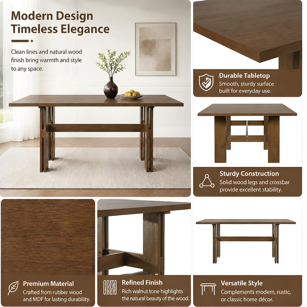 7-Piece Dining Table Set