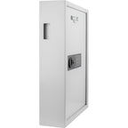 White Digital Keypad Wall Safe Key Cabinet with Secure Steel Construction
