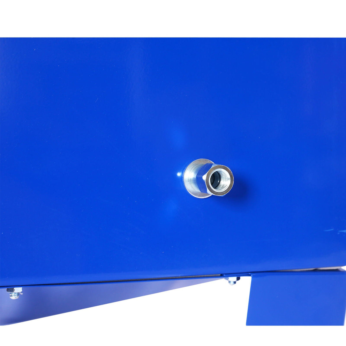 Bench Top Portable Sand Blaster Cabinet Kit 25 Gallon with Sealed Gloves - Blue