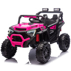 24V 400W Kids Ride On Electric UTV with Remote Control - Pink, Black, Blue