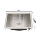 Brushed Nickel Undermount Bathroom Sink with Pop Up Drain