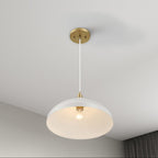 Astral Single Light Pendant Lamp For Entrance Kitchen Island - Gold / White