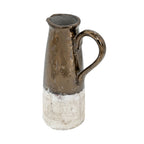 Gold Terracotta Pitcher Vase with Durable Ceramic Construction - Gold