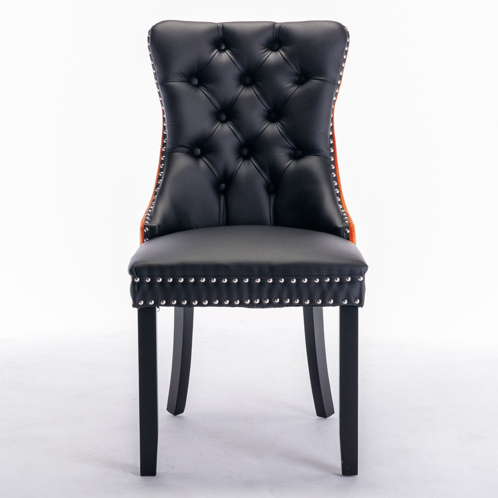Nikki Modern Upholstered Dining Chair Set of 2