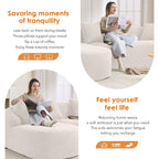 Combined Sofa with 4 Pillows