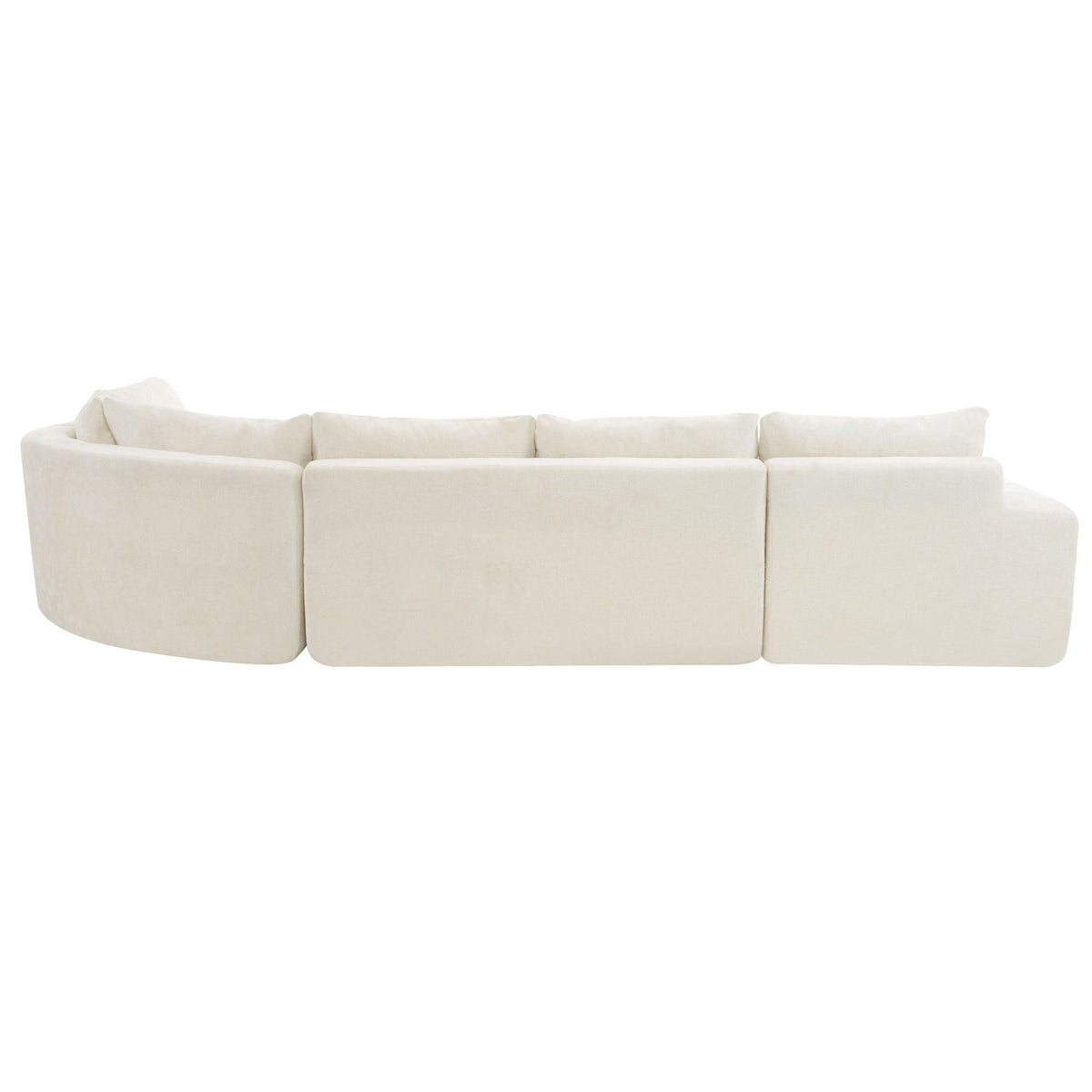 Modular Cloud Sectional Sofa Set with Deep Seating - Choose Beige, Dark Gray, or Dark Brown