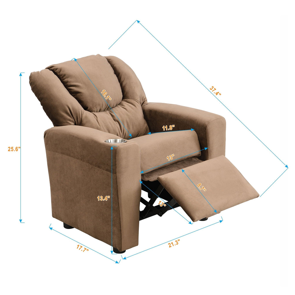 Kids Recliner Chair - Black