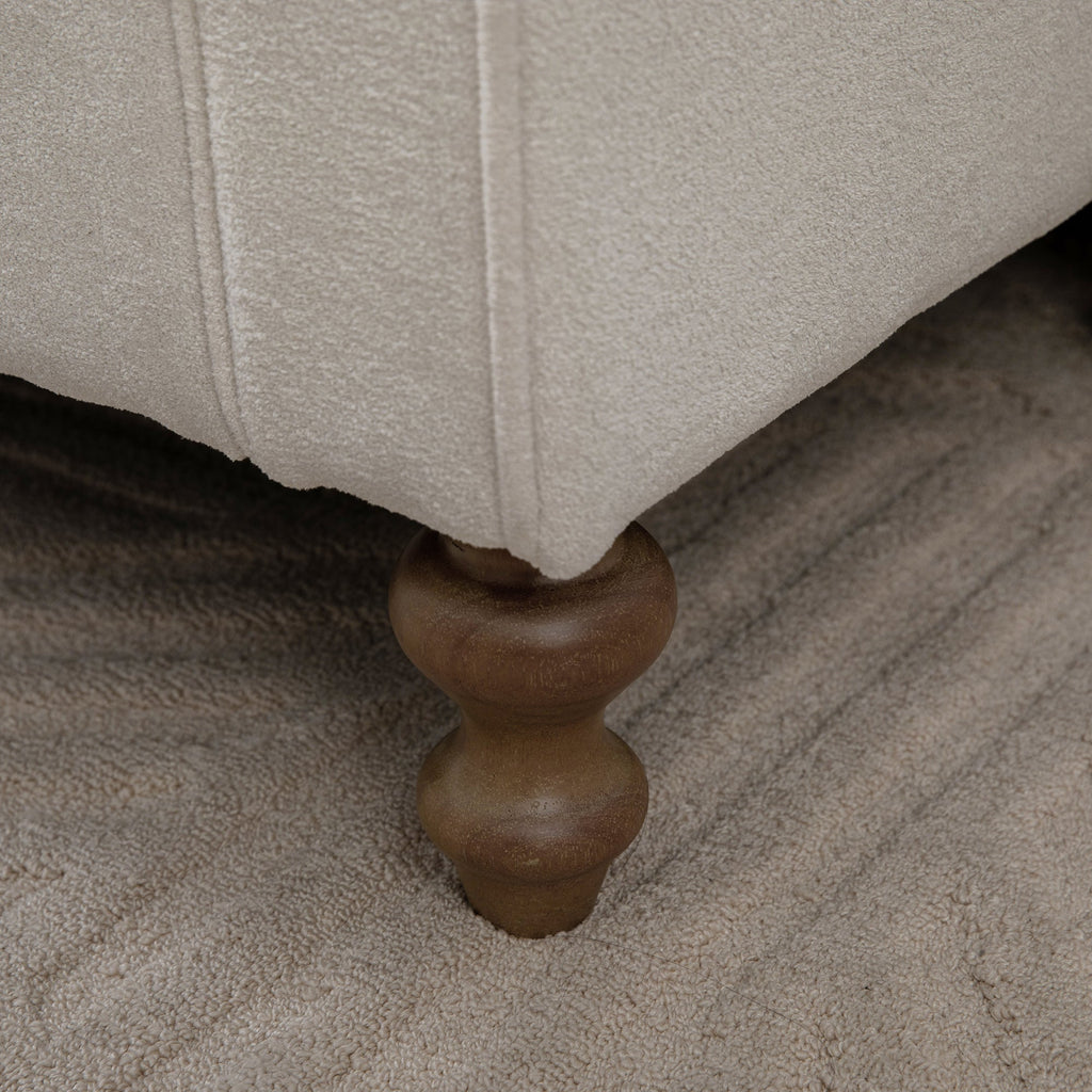 Modern Upholstered Storage Bench With Double Lids