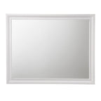 Minimalist Design Mirror with Smooth Edge - White, Black, or Dark Gray
