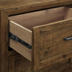 7 Drawer Dresser with Smooth-Glide Drawers - Brown