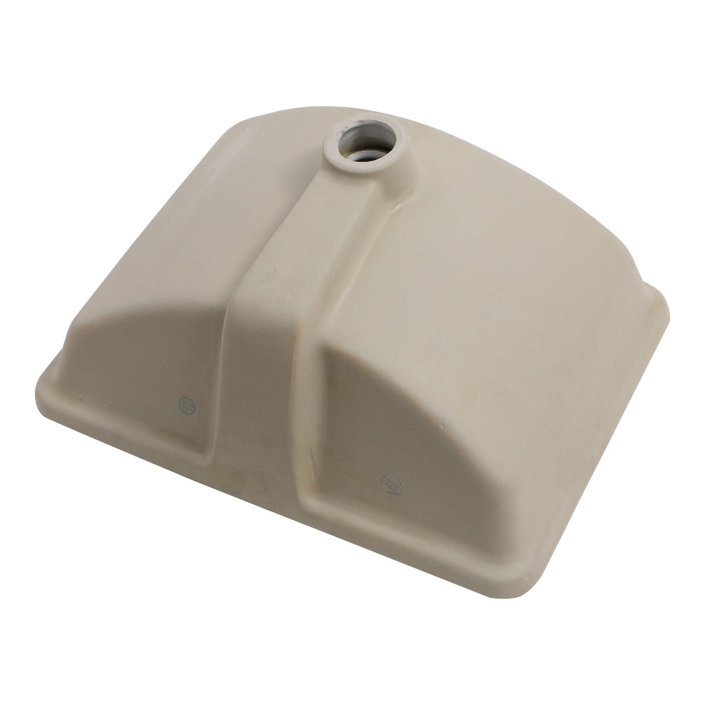 Modern Ceramic Undermount Bathroom Sink with Overflow - White or Black