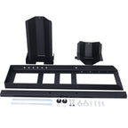 Heavy Duty Adjustable Motorcycle Stand / Wheel Chock with 1800 lb Capacity - Black