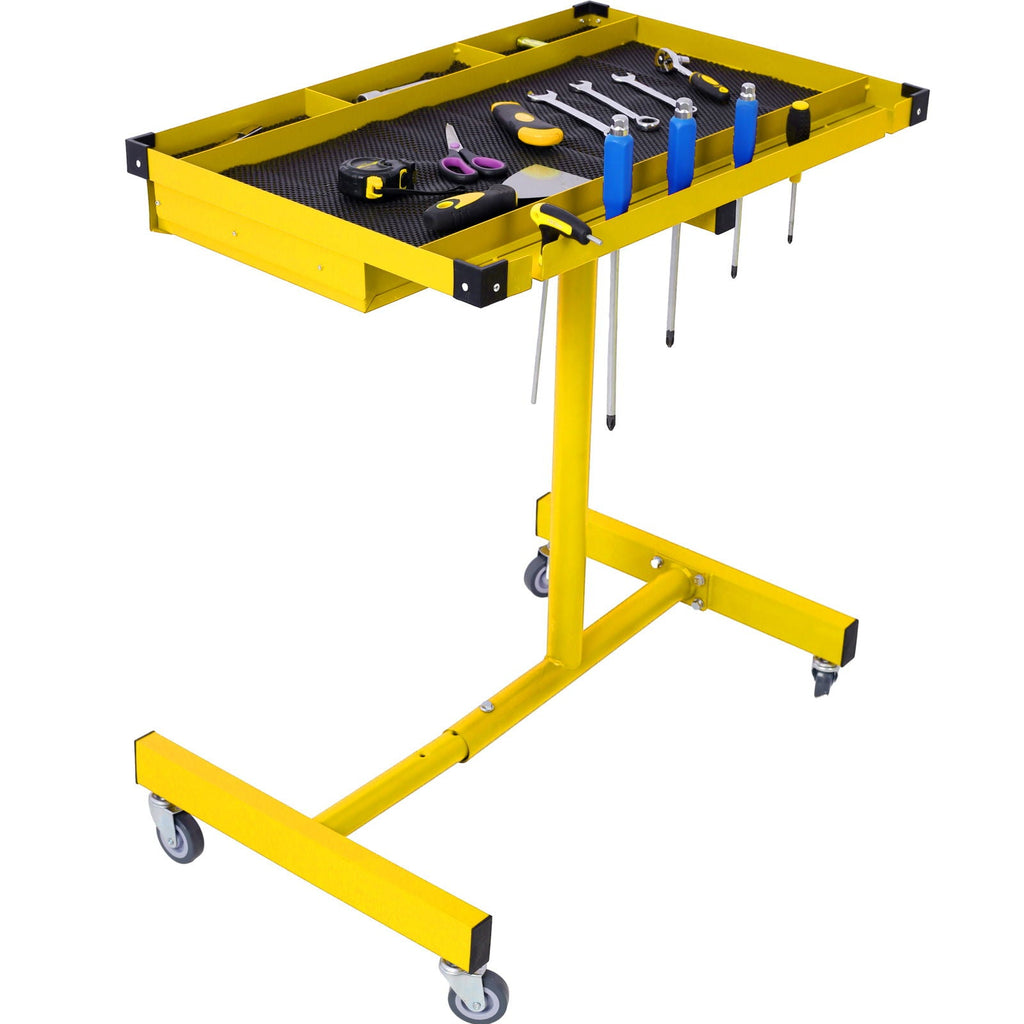 Adjustable Tear Down Work Table With Drawer