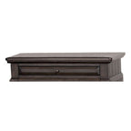 2 Drawer Nightstand with Pull-Out Tray - Mahogany