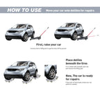 Heavy Duty Car Dolly Set with 6000Lbs Capacity - Gray