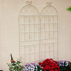 Metal Garden Rustproof Trellis for Climbing Plants – Outdoor Flower Support
