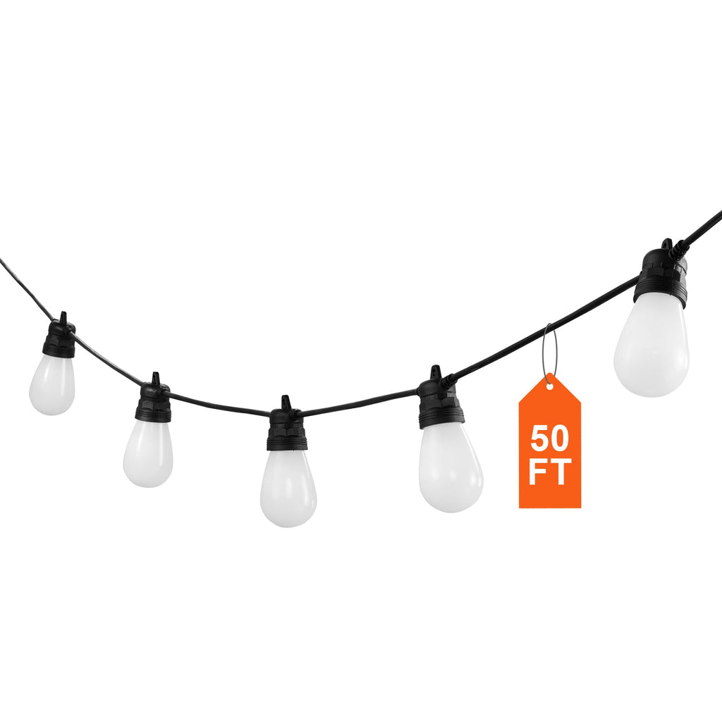 RGB Outdoor String Lights with App Control, 50FT - Multi-Color