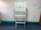 Over The Toilet Storage Cabinet with Adjustable Shelf - White