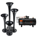 Train Horns Kit, 4 Trumpet Air Horn Kit, 150dB