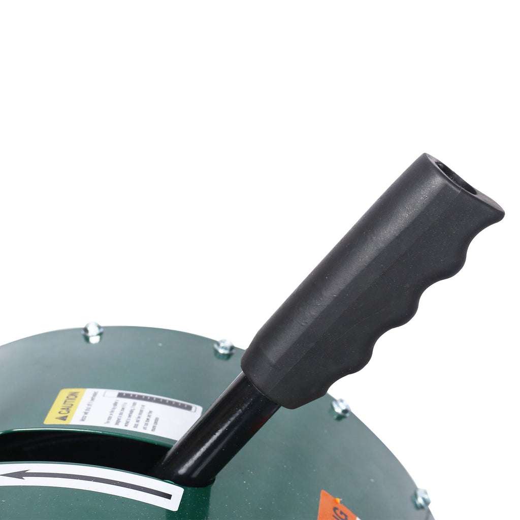 Portable Double Flywheel Electric Log Splitter 7 Ton with Auto Return - Gray