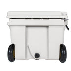 65 Quart Heavy-Duty Outdoor Cooler with 6-Day Ice Retention - White